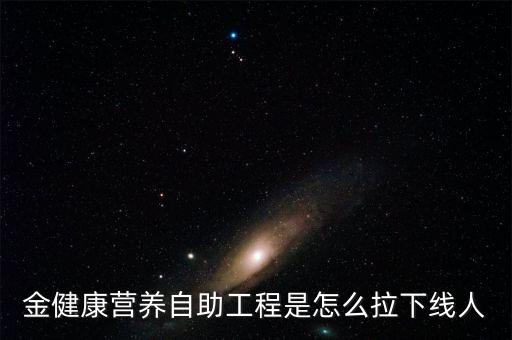 金健康是通過什么方式賺錢，金健康營養(yǎng)自助工程是怎么拉下線人