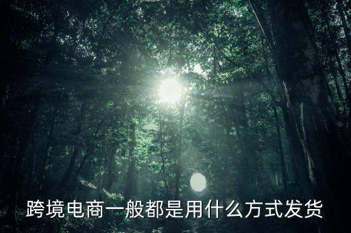 跨境淘主要是什么快遞發(fā)貨，跨境電商主要采用什么樣物流模式