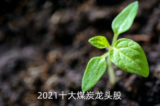 2021十大煤炭龍頭股