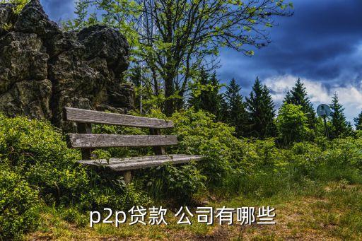 p2p做的好的公司