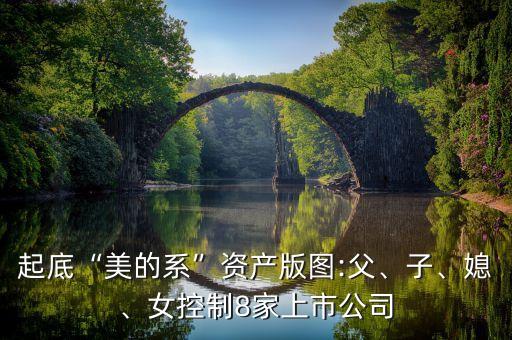 起底“美的系”資產(chǎn)版圖:父、子、媳、女控制8家上市公司